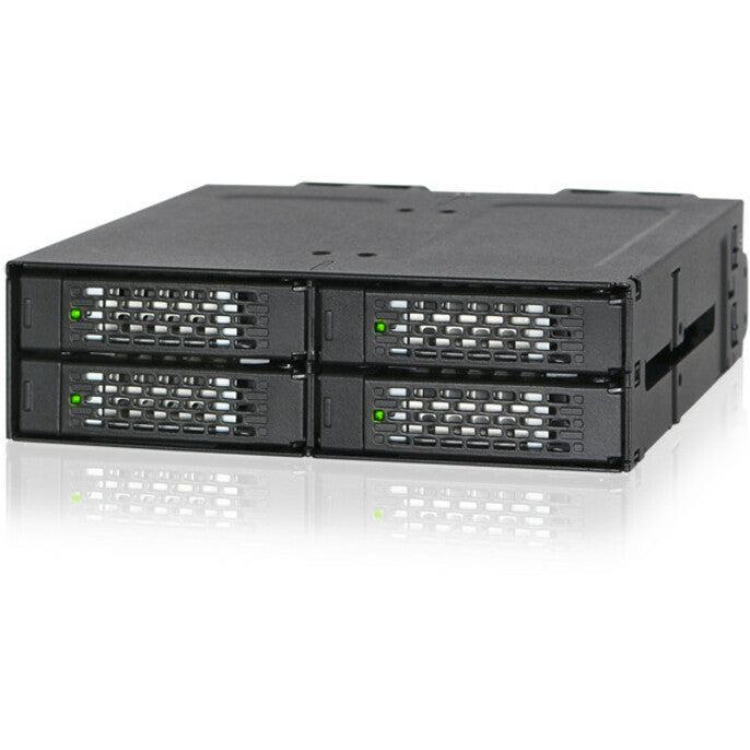 Icy Dock ToughArmor MB699VP-B Drive Enclosure for 5.25" - Mini-SAS HD Host Interface Internal - Black MB699VP-B