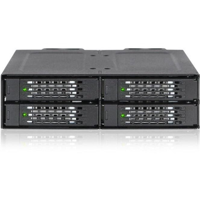 Icy Dock ToughArmor MB699VP-B Drive Enclosure for 5.25" - Mini-SAS HD Host Interface Internal - Black MB699VP-B