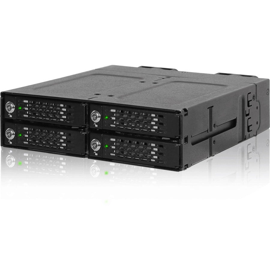 Icy Dock ToughArmor MB720MK-B V2 Drive Enclosure for 5.25" M.2, PCI Express NVMe 4.0 x4 - SFF-8612 OCuLink Host Interface Internal - Black