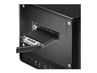Icy Dock ToughArmor MB834M2K-B Drive Enclosure for 3.5" M.2, PCI Express NVMe - Mini-SAS HD Host Interface Internal - Black