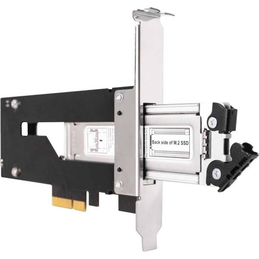 Icy Dock ToughArmor MB840M2P-B Drive Bay Adapter M.2, PCI Express NVMe - PCI Express 3.0 x4 Host Interface - Black, Silver
