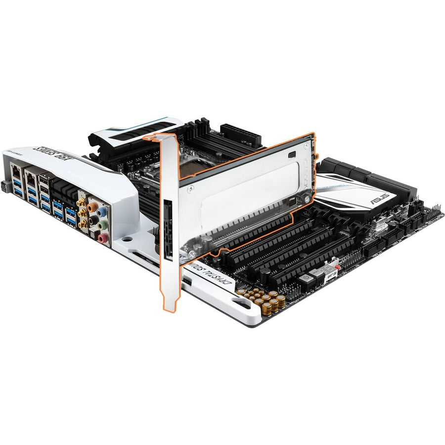 Icy Dock ToughArmor MB840M2P-B Drive Bay Adapter M.2, PCI Express NVMe - PCI Express 3.0 x4 Host Interface - Black, Silver