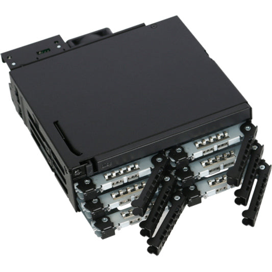 Icy Dock Tougharmor Mb606Spo-B Drive Enclosure For 5.25" - Serial Ata/600 Host Interface Internal - Black