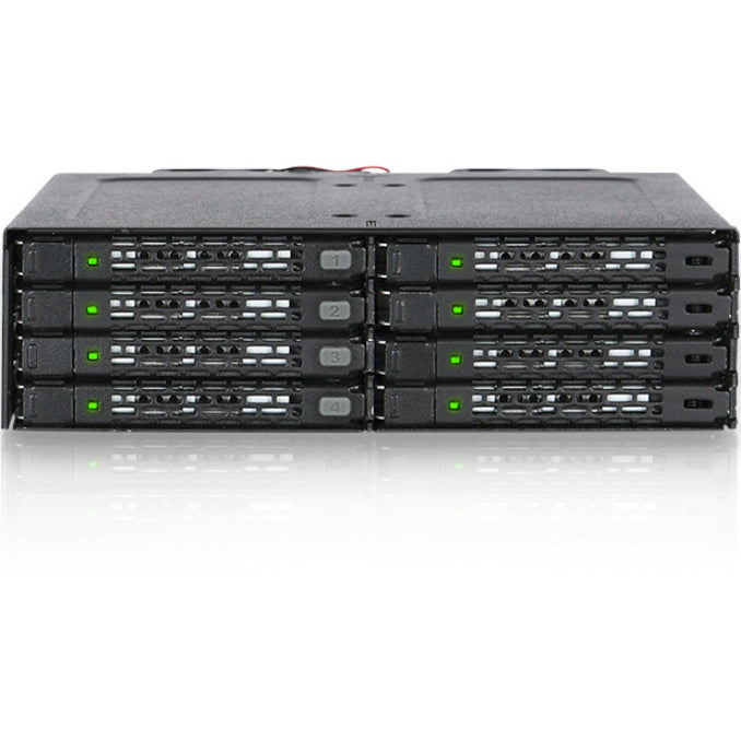 Icy Dock Tougharmor Mb998Ip-B Drive Enclosure For 5.25" - Mini-Sas Hd Host Interface Internal - Black