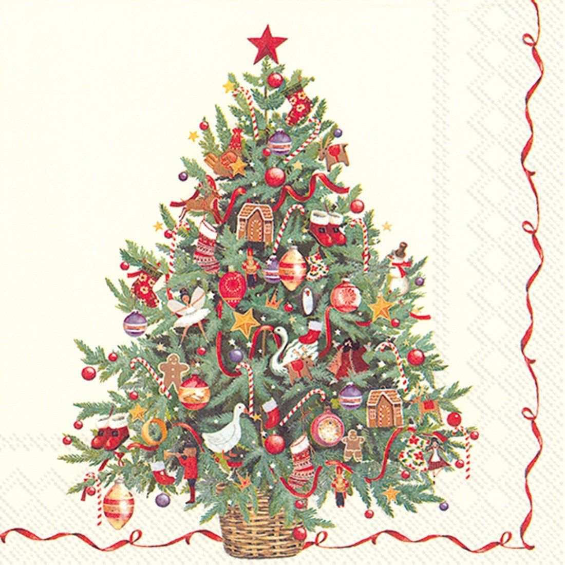 Ideal Home Range Christmas Tree - Lunch Napkin