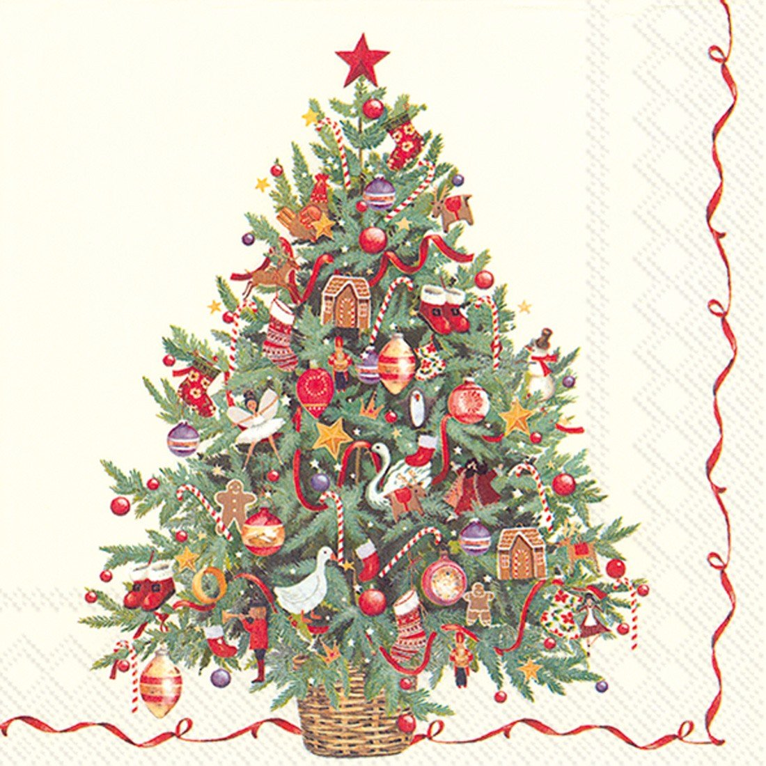Ideal Home Range Christmas Tree - Lunch Napkin