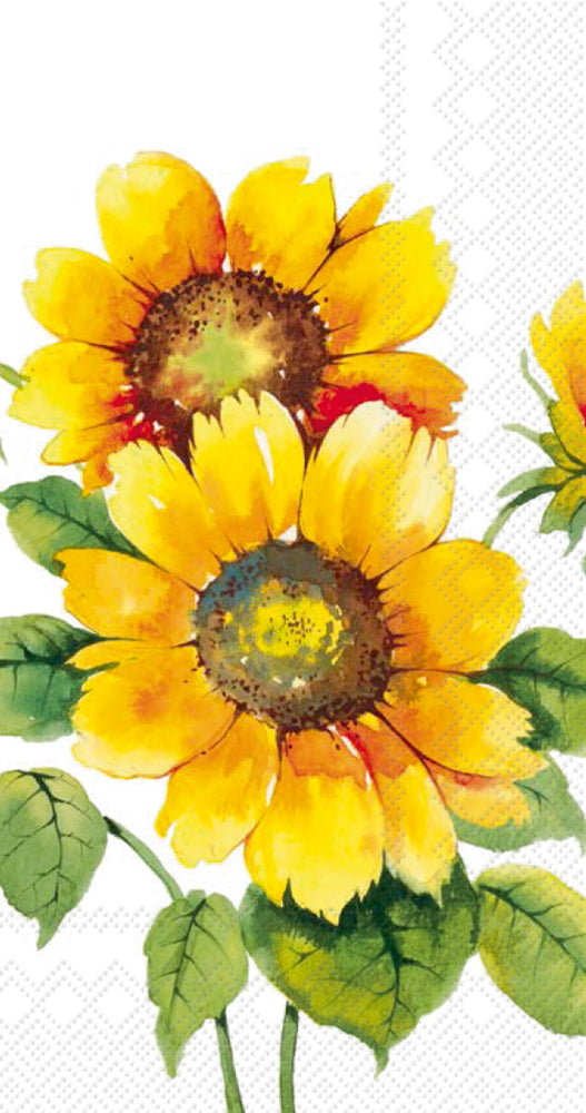 Ideal Home Range Colourful Sunflowers - Guest Towel