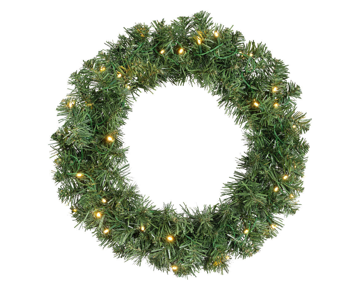 Imperial Wreath - 20 Inch - LED Lighted