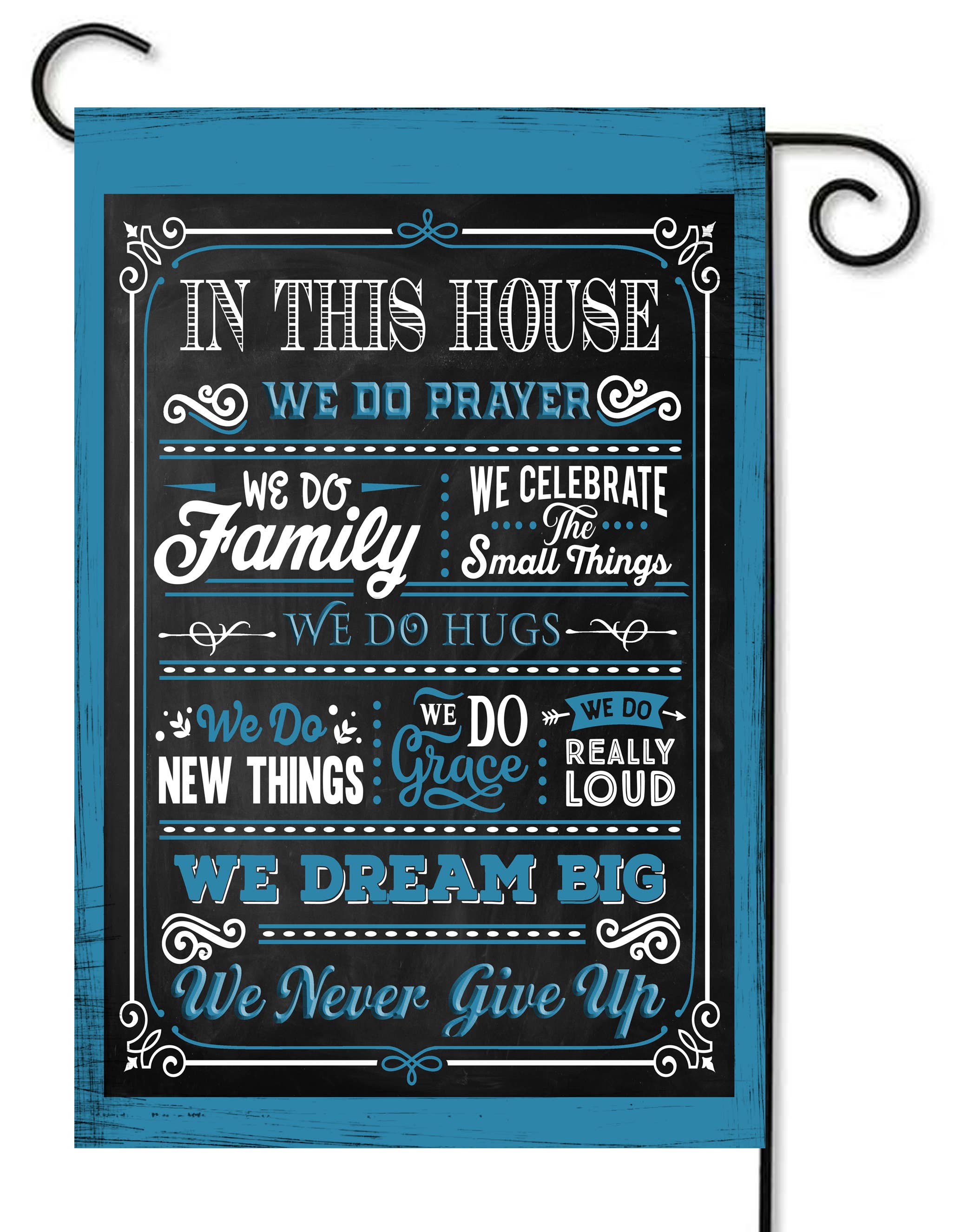 In This House Garden Flag