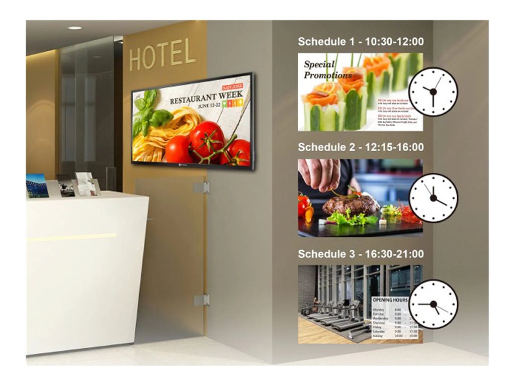 InVid Tech - 43 Diagonal Class (42.5" viewable) - IMHD LED-backlit LCD TV - digital signage - Smart TV - Android - 4K UHD (2160p) IMHD4K-43A