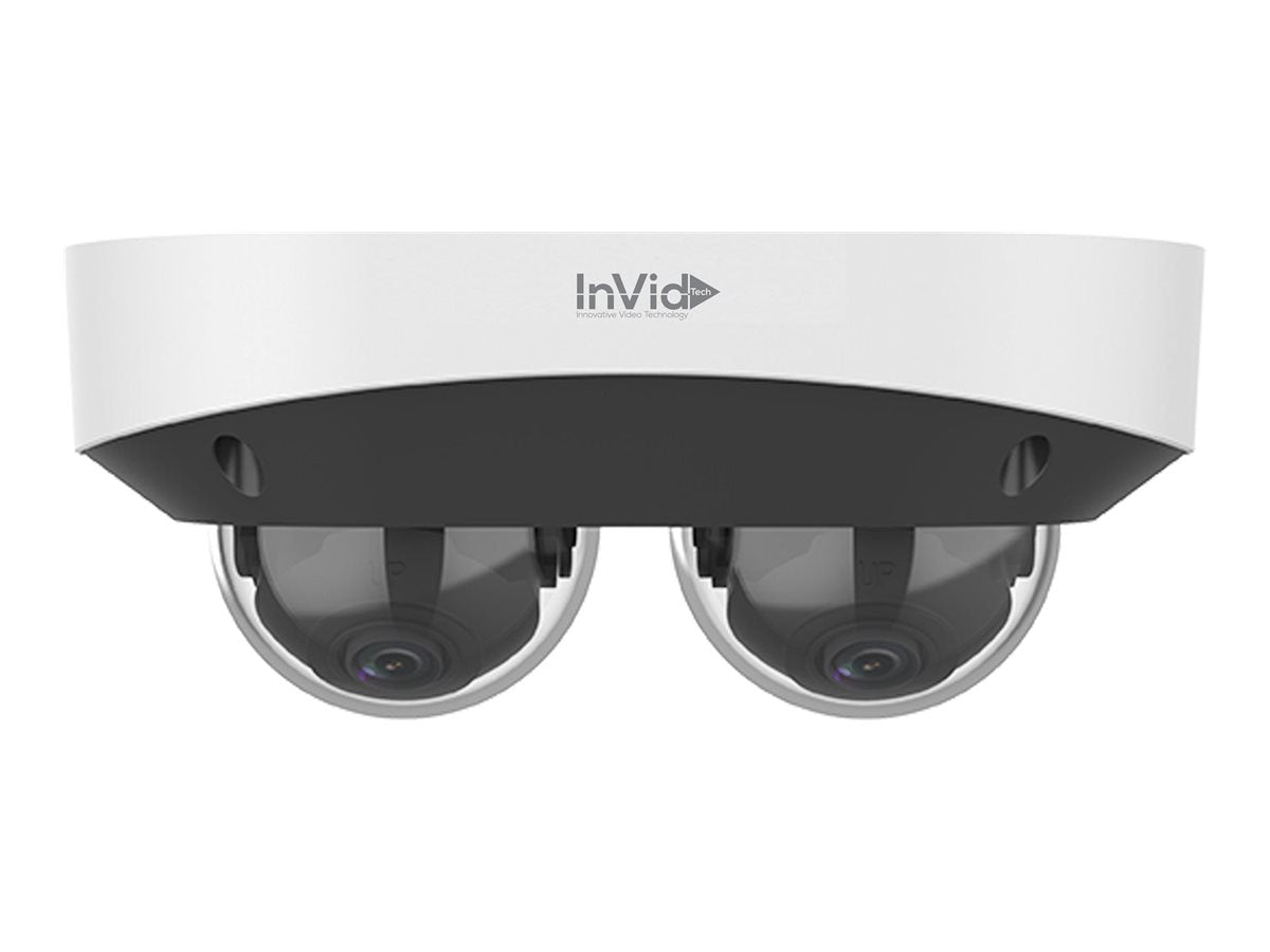 InVid Tech Vision Series VIS-P4DUALDRIR28NH-AI - Network surveillance camera - dome - outdoor - vandal / weatherproof - color
