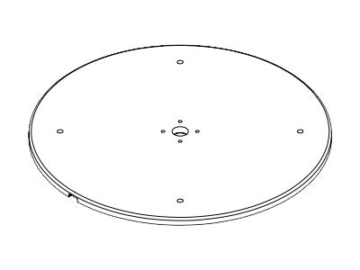 InVue - Mounting component (pedestal base) - for InVue CT200