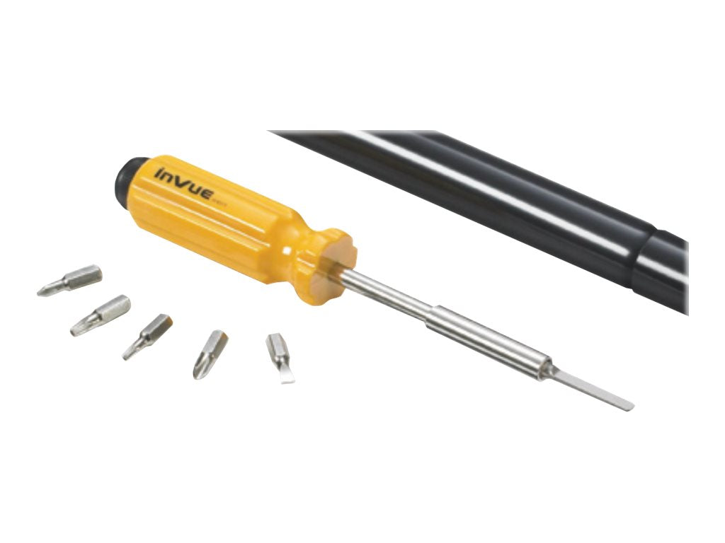 InVue POD - Screwdriver with bit set - 7 pieces