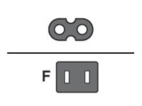 InVue - Power cable - power IEC 60320 C7 to NEMA 1-15