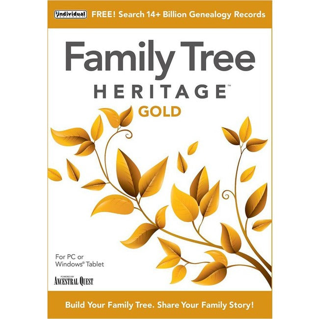 Individual Software Family Tree Heritage v. 16.0 Gold - License - 1 License ESD-F16