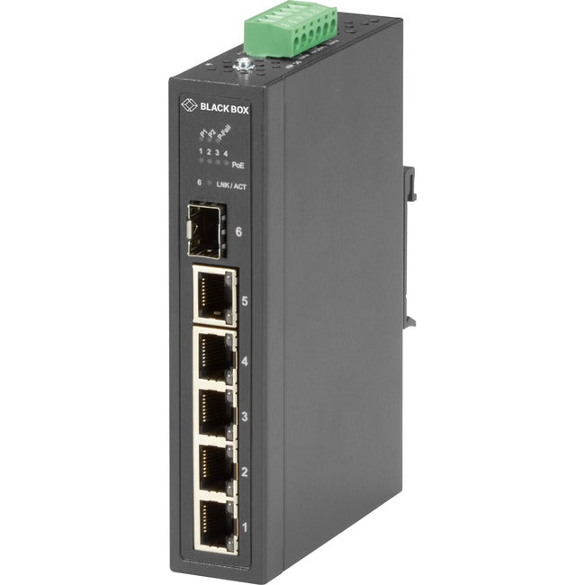 Industrial Switch - PoE+ Gigabit Ethernet Extreme Temperature | BLACK BOX LPH3061A