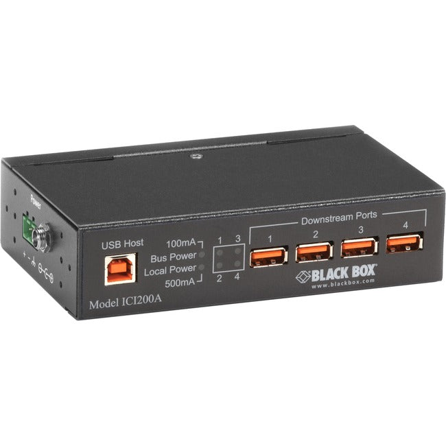 Industrial Usb 2.0 Hub - 4-Port, Gsa, Taa Bbx-Ici200A