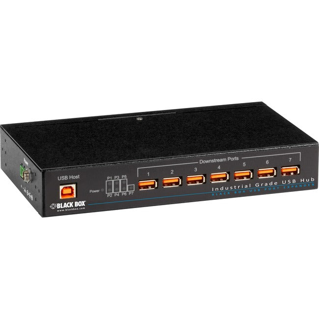 Industrial Usb 2.0 Hub - 7-Port, Gsa, Taa