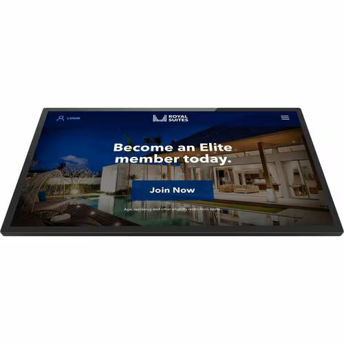 Infrared Touchscreen Display 50" 4K UHD - Interactive Digital Signage | Elo E103937
