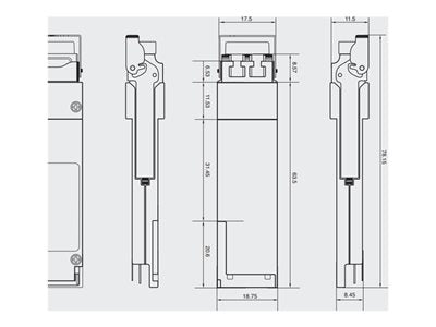 Integra Optics - QSFP+ transceiver module (equivalent to: IBM BNCKM-QP-SRBD) - 40 Gigabit optical - 40GBASE-Duplex_BiDi - up BNCKM-QP-SRBD-IO