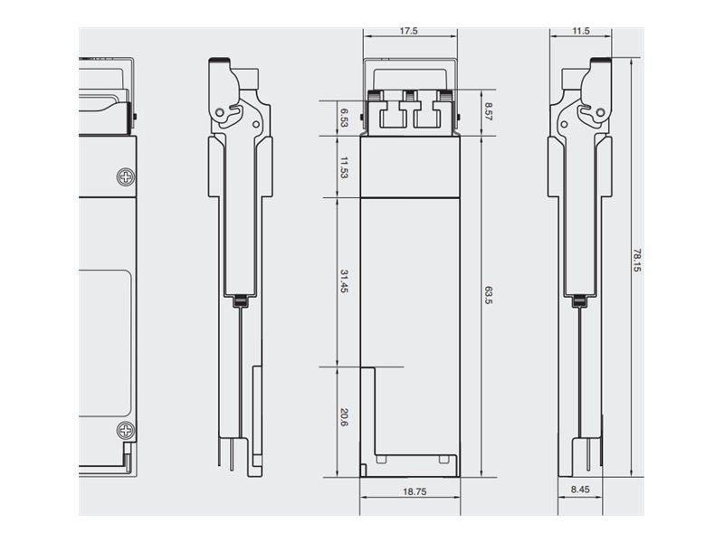 Integra Optics - QSFP+ transceiver module (equivalent to: IBM BNCKM-QP-SRBD) - 40 Gigabit optical - 40GBASE-Duplex_BiDi - up BNCKM-QP-SRBD-IO