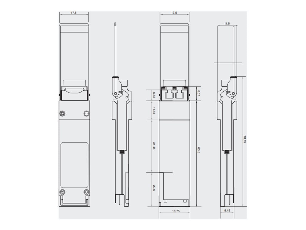 Integra Optics - QSFP28 transceiver module (equivalent to: Alcatel 7x50 3HE11239AA) - 100 GigE optical - 100GBase-ER4L - LC single-mode 3HE11239AA-IO