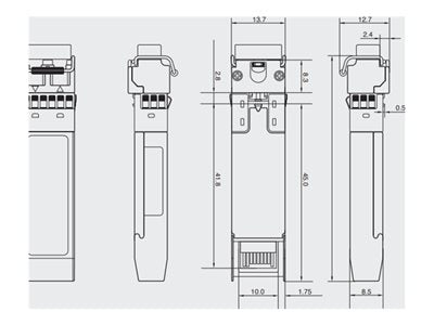 Integra Optics - SFP28 transceiver module (equivalent to: Cisco SFP-25G-SR-S) - 25Gb optical - 25GBase-SR - LC multi-mode - up SFP-25G-SR-S-IO