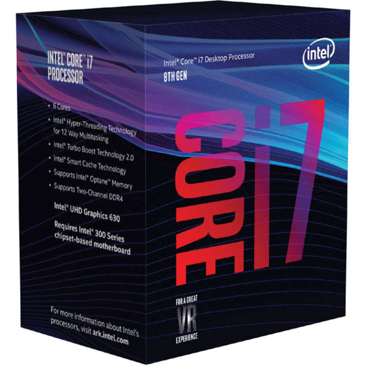 Intel Core i7 i7-8700K Hexa-core (6 Core) 3.70 GHz Processor - OEM Pack CM8068403358220