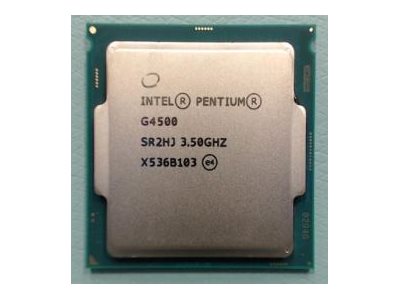 Intel Pentium Gold G5400 - 3.5 GHz - 2 cores - 4 threads - 3 MB cache - LGA1151 Socket