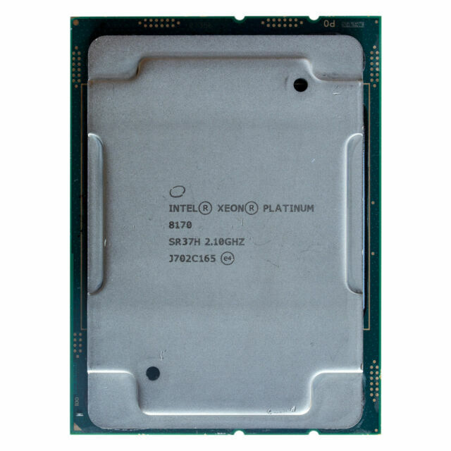 Intel Xeon Platinum 8170 Hexacosa-core (26 Core) 2.10 GHz Processor CD8067303327601