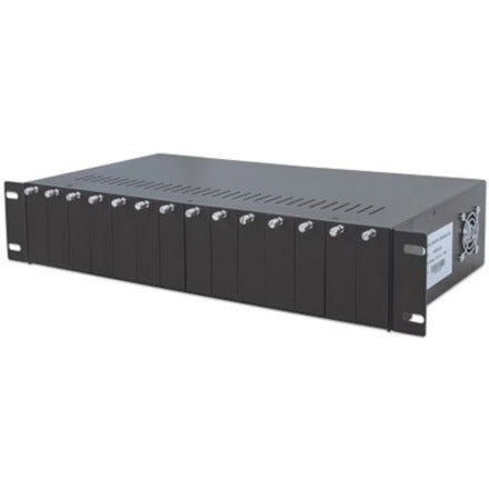 Intellinet 14-Slot Media Converter Chassis, Includes redundant power supply, 19" 507356