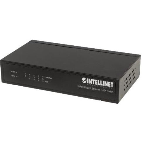 Intellinet 5-Port Gigabit Ethernet PoE+ Switch - 5 Ports - 2 Layer Supported - 70 W Power