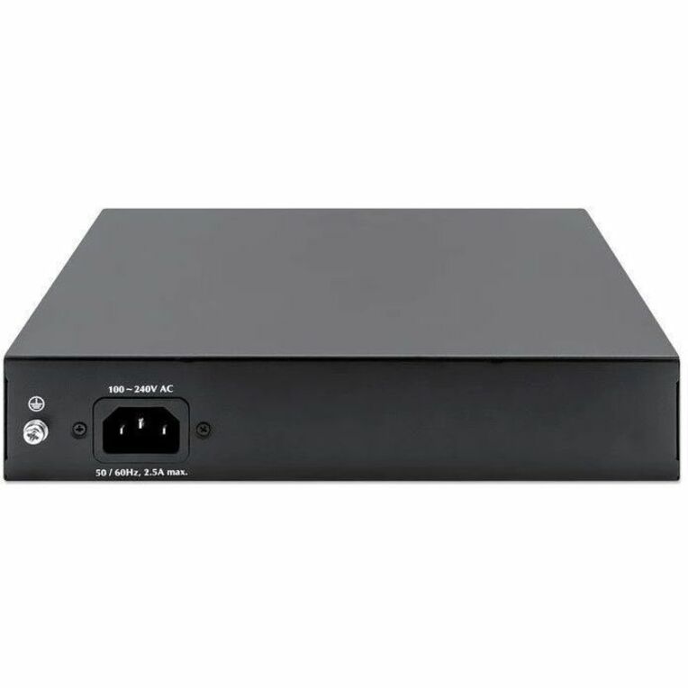 Intellinet 8-Port Gigabit Ethernet PoE+ Switch with 2 RJ45 Gigabit Uplink Ports - 10