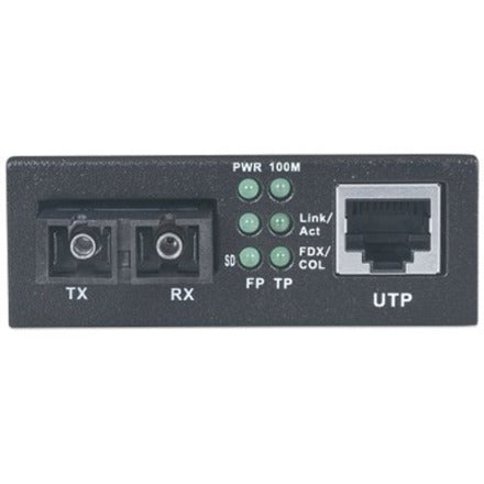 Intellinet Fast Ethernet Single Mode Media Converter, 10/100Base-Tx to 100Base-Fx (SC)