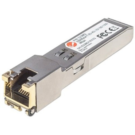 Intellinet Gigabit RJ45 Copper SFP Optical Transceiver Module, 1000Base-T (RJ-45) port, 523882