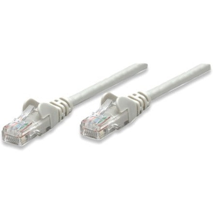 Intellinet Network Patch Cable, Cat6, 1.5m, Grey, CCA, U/UTP, PVC, RJ45, Gold Plated 340380