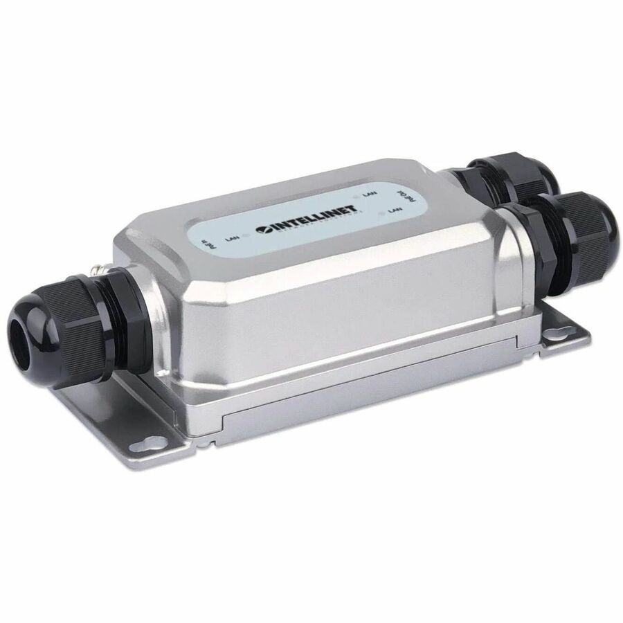Intellinet PoE++ Extender - 57 V DC Input - 1 x RJ-45 Input Port(s) - 2 x RJ-45 Output