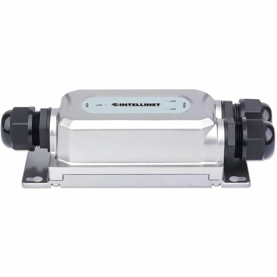 Intellinet PoE++ Extender - 57 V DC Input - 1 x RJ-45 Input Port(s) - 2 x RJ-45 Output