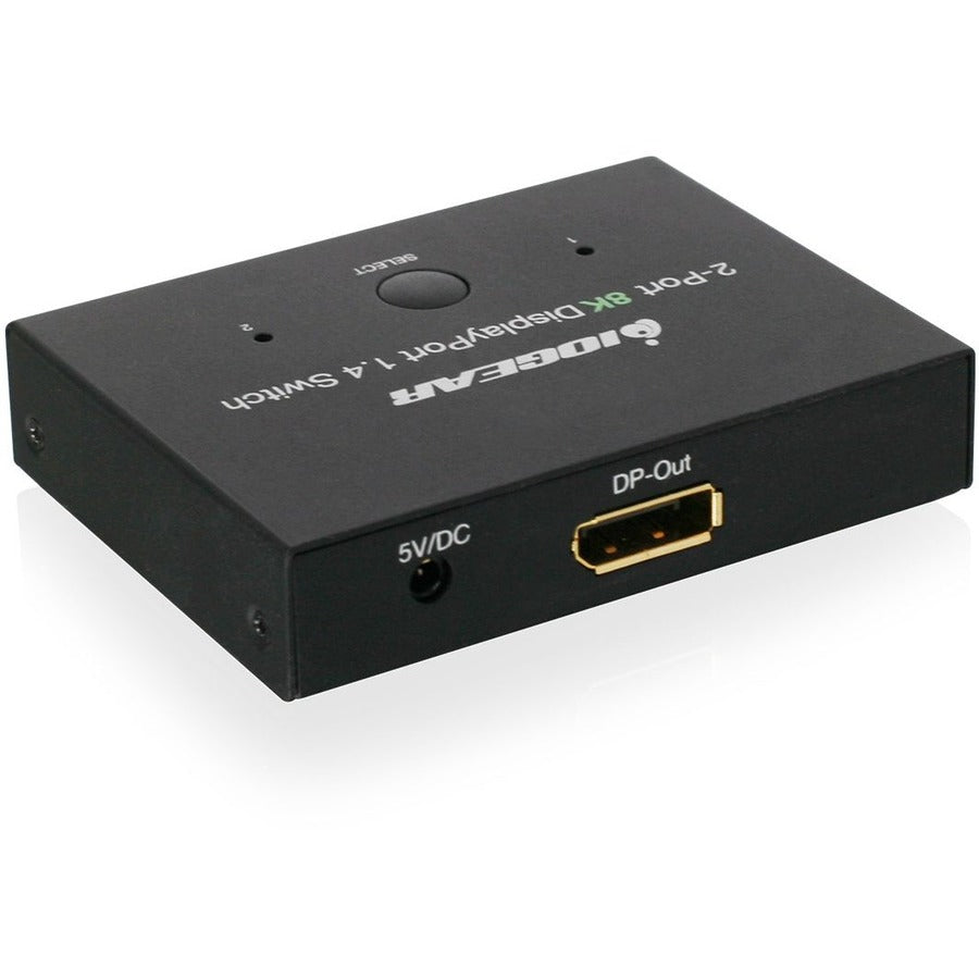 Iogear 2-Port 8K Displayport 1.4 Switch