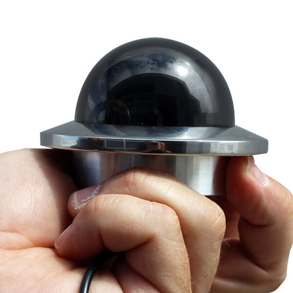 Iris Miniature Marine PTZ Dome Camera - Stainless Bezel - Hi-Resolution Analogue Sensor -