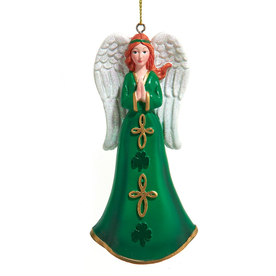 Irish Angel Ornament -