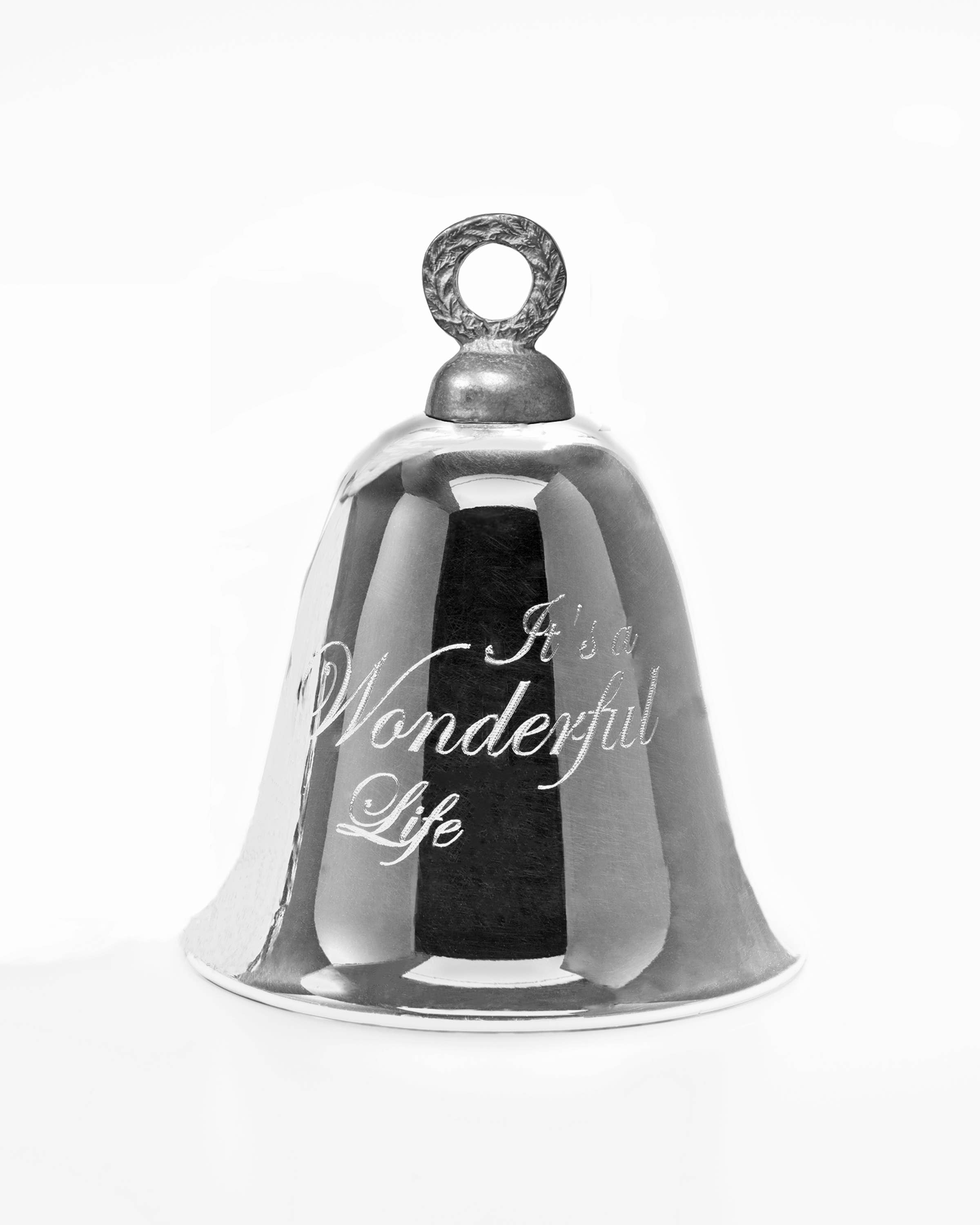 It's a Wonderful Life Keepsake Bell With Velvet Bag