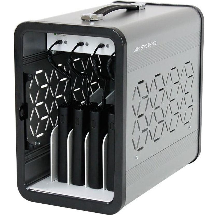 JAR Systems Adapt4 USB-C Charging Station with Active Charge Upgrade and Acer Connectors - ADAPT4-ACTIV - Desktop Charging System with Charger, 4X Power Banks, and 4 Adapter Cables