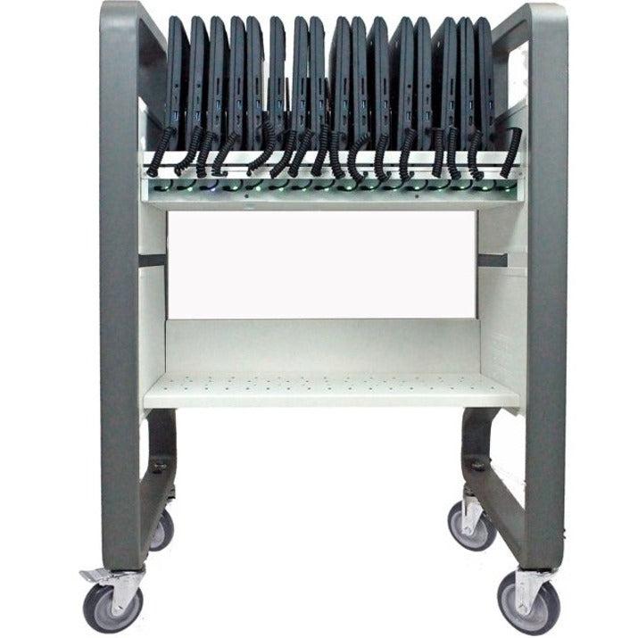 JAR Systems Elevate Air USB-C Open Charging Cart 16