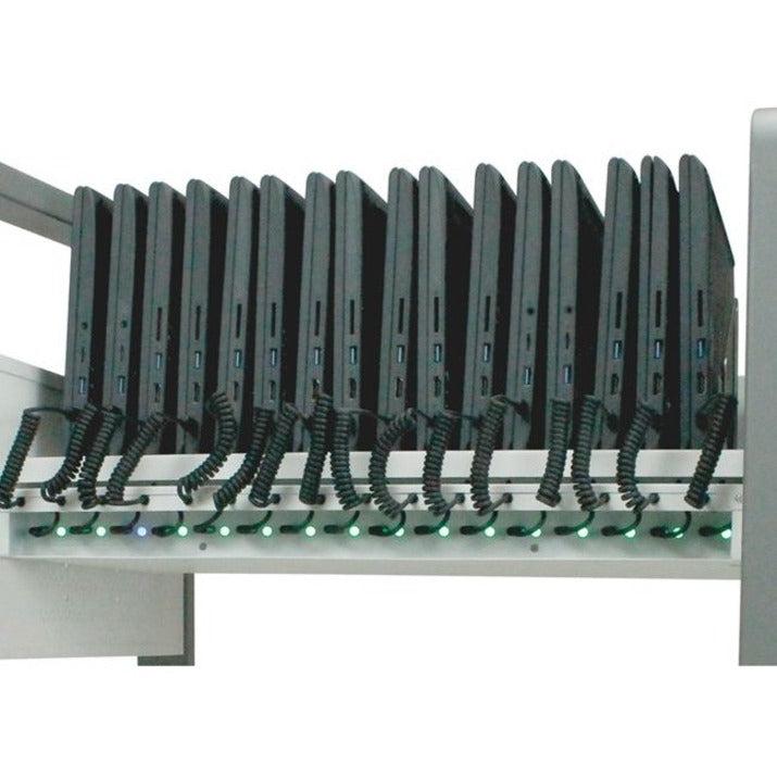 JAR Systems Elevate Air USB-C Open Charging Cart 16