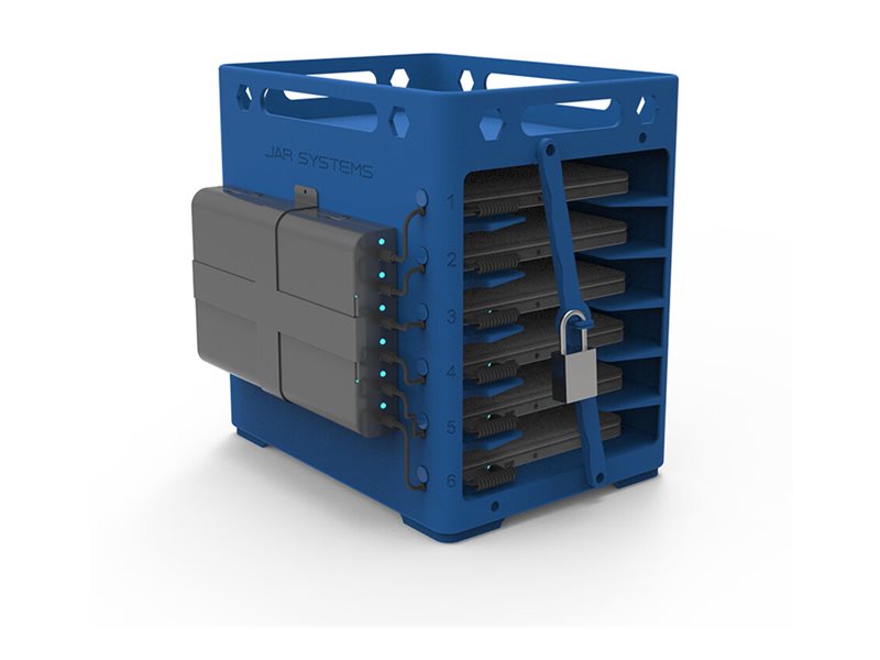 JAR Systems Stack6 USB-C Charging Station 6-Bay Quick-Sense Hub