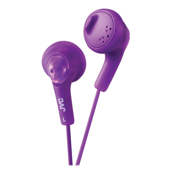 JVC HAF160V Gumy Earbuds, HA-F160 (Purple)