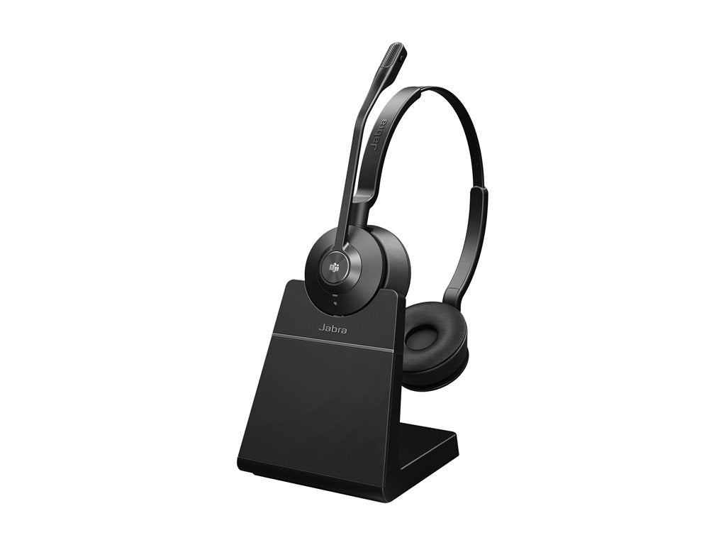 Jabra Engage 55 SE Stereo (Low Power) - Headset - on-ear - DECT - wireless - USB-A via DECT adapter - Certified for Microsoft 9659-455-125-1