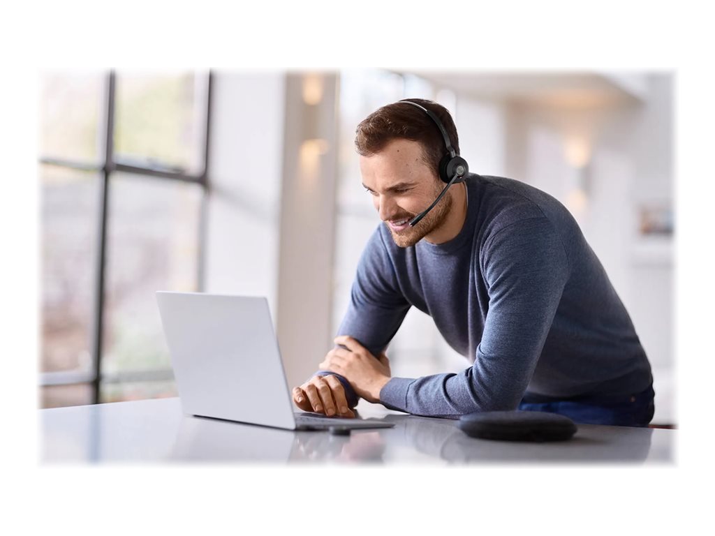 Jabra Engage 55 Stereo - Headset - on-ear - DECT - wireless - Optimized for UC