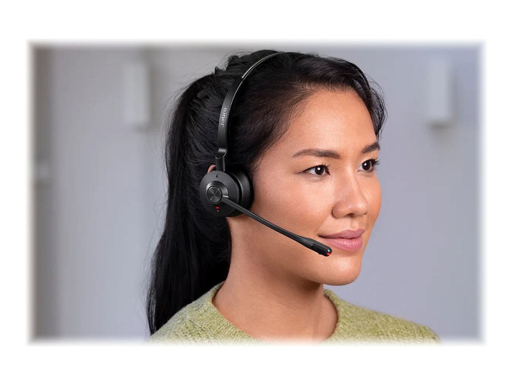 Jabra Engage 55 Stereo - Headset - on-ear - DECT - wireless - Optimized for UC